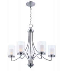 Mod 5-Light LED Chandelier-(30265CLFTSN)-Maxim  Mod 5-Light LED Chandelier-(30265CLFTSN)-Maxim