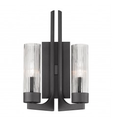  Delos 2-Light Wall Sconce-(30311CRAR)-Maxim