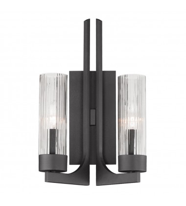  Delos 2-Light Wall Sconce-(30311CRAR)-Maxim
