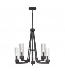  Delos 5-Light Chandelier-(30315CRAR)-Maxim
