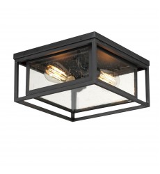 Cabana 2-Light Flush Mount-(3031CDBK)-Maxim  Cabana 2-Light Flush Mount-(3031CDBK)-Maxim