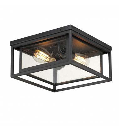 Cabana 2-Light Flush Mount-(3031CDBK)-Maxim  Cabana 2-Light Flush Mount-(3031CDBK)-Maxim