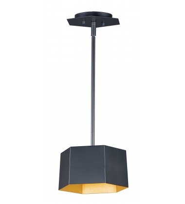 Honeycomb 1-Light LED Pendant-(30331BKGLD)-Maxim Honeycomb 1-Light LED Pendant-(30331BKGLD)-Maxim