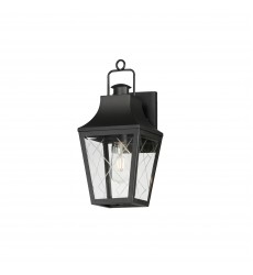  Storybook 1-Light Outdoor Small Wall Sconce-(30361CLBK)-Maxim