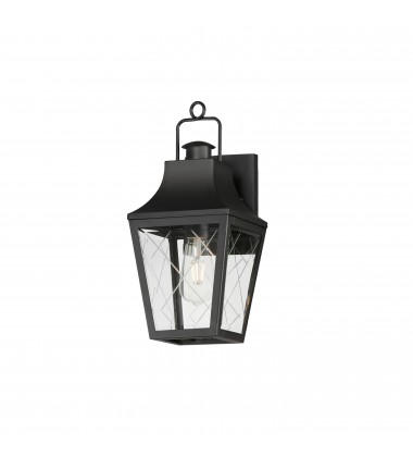  Storybook 1-Light Outdoor Small Wall Sconce-(30361CLBK)-Maxim