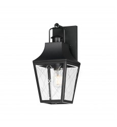  Storybook 1-Light Outdoor Wall Sconce-(30362CLBK)-Maxim