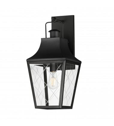  Storybook 1-Light Outdoor Large Wall Sconce-(30363CLBK)-Maxim