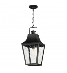  Storybook 1-Light Outdoor Pendant-(30369CLBK)-Maxim