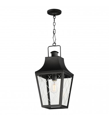  Storybook 1-Light Outdoor Pendant-(30369CLBK)-Maxim