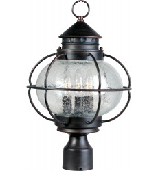  Portsmouth 3-Light Outdoor Pole/Post Lantern-(30500CDOI)-Maxim