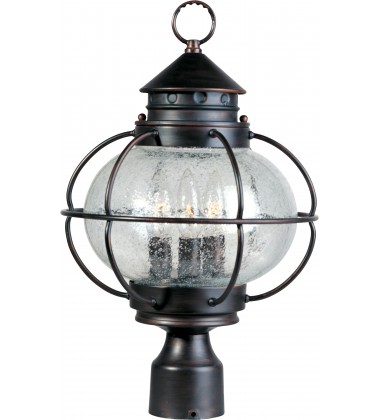  Portsmouth 3-Light Outdoor Pole/Post Lantern-(30500CDOI)-Maxim