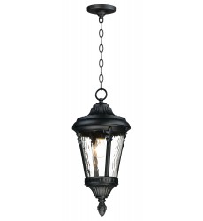  Sentry 1-Light Outdoor Hanging Pendant-(3058WGBK)-Maxim