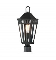  Oxford Outdoor 1-Light Post-(30590CLBK)-Maxim