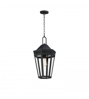  Oxford Outdoor 1-Light Pendant-(30596CLBK)-Maxim