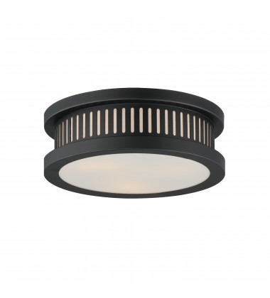  Oxford Outdoor 3-Light Flush Mount-(30599WTBK)-Maxim