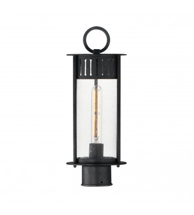  Windsor 1-Light Outdoor Post-(30630CDBKP)-Maxim
