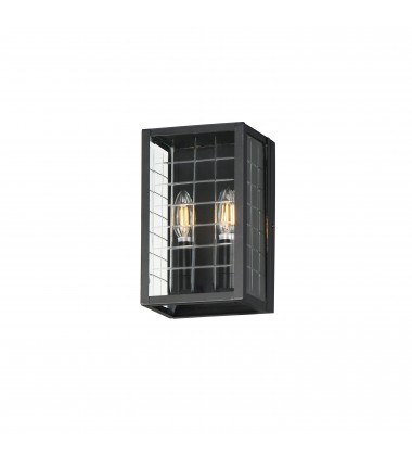  Magnus 2-Light Pocket Sconce-(30691CLBK)-Maxim