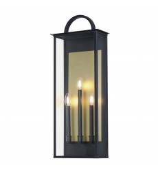 Manchester 3-Light X-Large Outdoor Wall Sconce-(30758CLBK)-Maxim  Manchester 3-Light X-Large Outdoor Wall Sconce-(30758CLBK)-Maxim