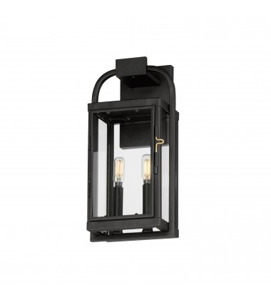  Bonham Outdoor Wall Sconce-(30802CLBK)-Maxim