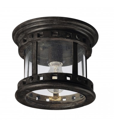  Santa Barbara Cast 1-Light Outdoor Ceiling Mount-(3130CDSE)-Maxim
