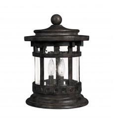  Santa Barbara Cast 3-Light Outdoor Deck Lantern-(3132CDSE)-Maxim