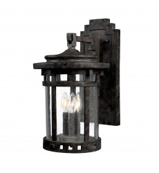 Santa Barbara Cast 3-Light Outdoor Wall Lantern-(3134CDSE)-Maxim