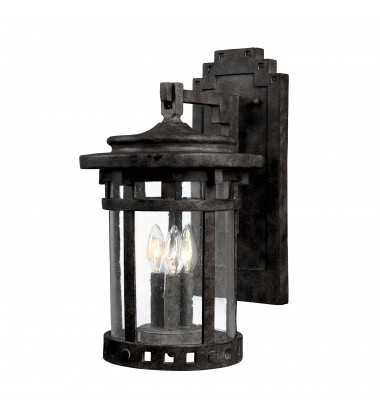  Santa Barbara Cast 3-Light Outdoor Wall Lantern-(3134CDSE)-Maxim