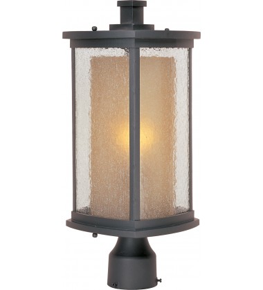 Bungalow 1-Light Outdoor Pole/Post Lantern-(3150CDWSBZ)-Maxim Bungalow 1-Light Outdoor Pole/Post Lantern-(3150CDWSBZ)-Maxim