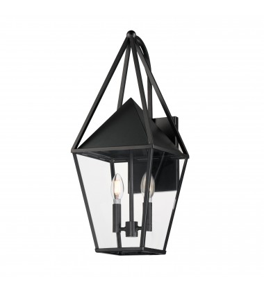  Bavaria Large 2-Light Outdoor Wall Sconce-(3166CLBK)-Maxim