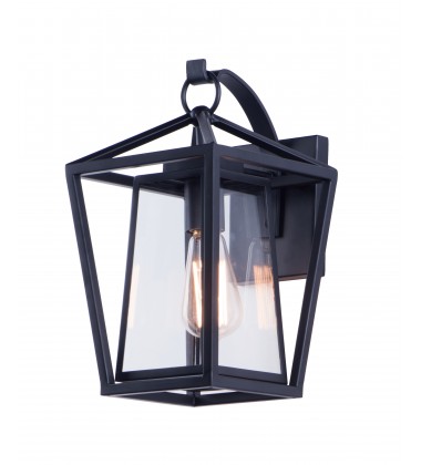  Artisan 1-Light Outdoor Wall Mount-(3174CLBK)-Maxim