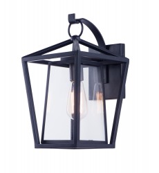  Artisan 1-Light Outdoor Wall Mount-(3175CLBK)-Maxim