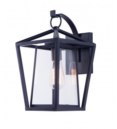  Artisan 1-Light Outdoor Wall Mount-(3175CLBK)-Maxim