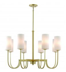  Town & Country 8-Light Chandelier-(32008SWSBR)-Maxim