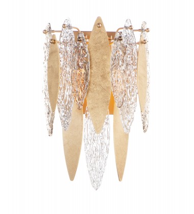  Majestic 3-Light Wall Sconce-(32322CLCMPGL)-Maxim