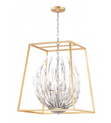  Bouquet 6-Light Pendant-(32406BCPNGL)-Maxim