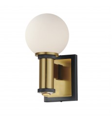  San Simeon 2-Light LED Wall Sconce-(32482SWBKNAB)-Maxim