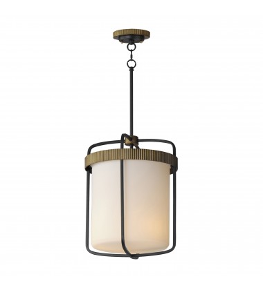  Ruffles 3-Light Pendant-(32653SWBKAB)-Maxim