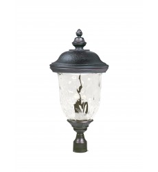  Carriage House DC 3-LT Outdoor Pole/Post Lantern-(3421WGOB)-Maxim