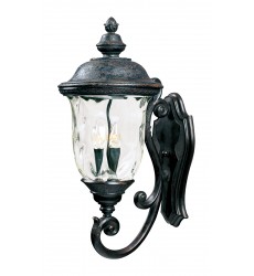  Carriage House DC 3-Light Outdoor Wall Lantern-(3424WGOB)-Maxim