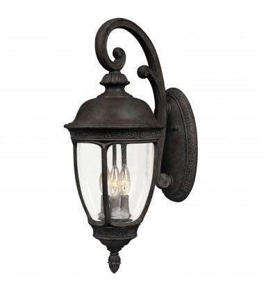  Knob Hill Cast 3-Light Outdoor Wall Lantern-(3465CDSE)-Maxim