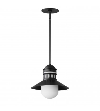  Admiralty 1-Light Outdoor Pendant-(35121SWBK)-Maxim