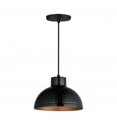  Rockport 1-Light Pendant-(35142BKACP)-Maxim