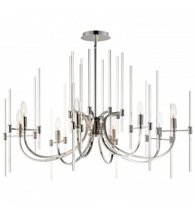 Divine 8-Light Chandelier-(38408CLPN)-Maxim Divine 8-Light Chandelier-(38408CLPN)-Maxim