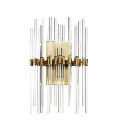 Divine 2-Light Wall Sconce-(38409CLHR)-Maxim