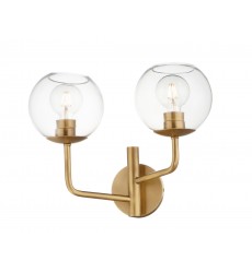  Branch 2-Light Wall Sconce-(38412CLNAB)-Maxim