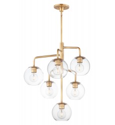  Branch 6-Light Pendant-(38416CLNAB)-Maxim