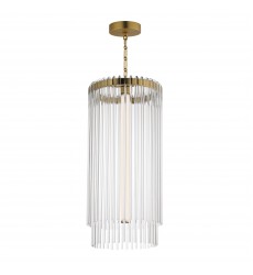  Jolie Foyer Pendant-(38426CLNAB)-Maxim