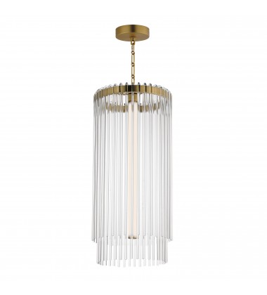 Jolie Foyer Pendant-(38426CLNAB)-Maxim  Jolie Foyer Pendant-(38426CLNAB)-Maxim