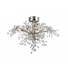  Cluster 8-Light LED Semi-Flush Mount-(38502CLPN)-Maxim