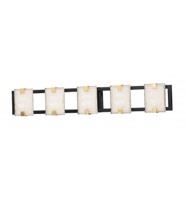 Radiant 5-Light LED Bath Vanity-(39533CYBKGL)-Maxim